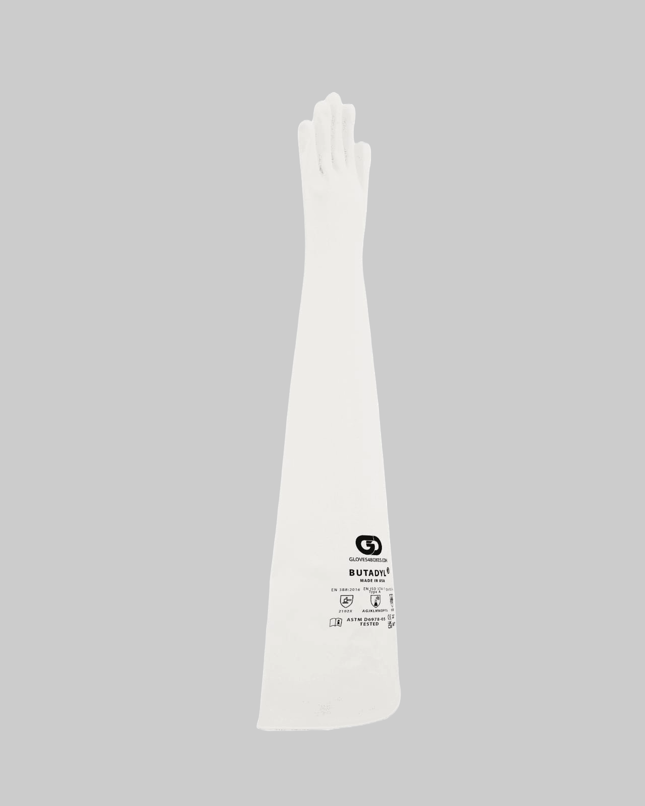 Butadyl Glovebox Gloves White for pharmaceutical use