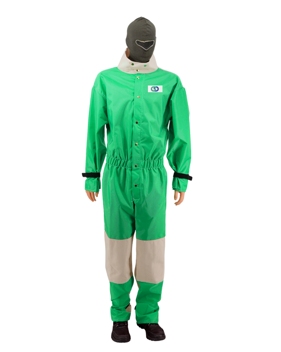 Sandblast suit green