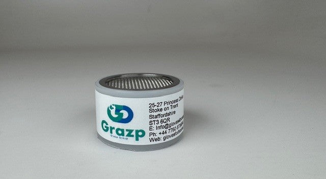 Grazp filter on a gray background